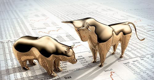 Bulle & Bär auf Zeitungsausschnitt